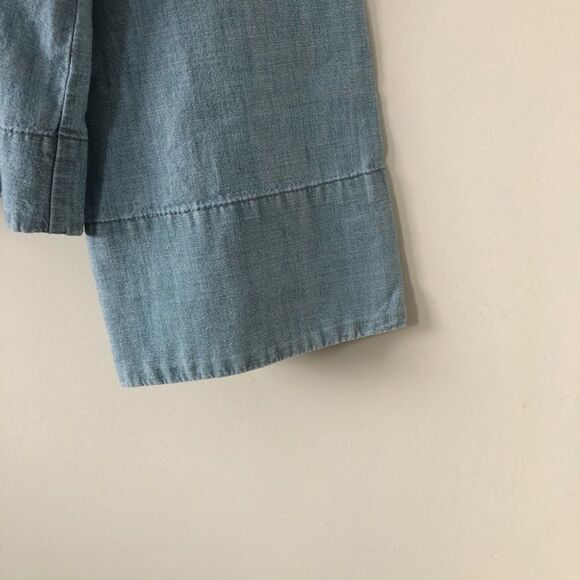 MADEWELL Denim Convertible Cold- Shoulder Top - Picture 4 of 6
